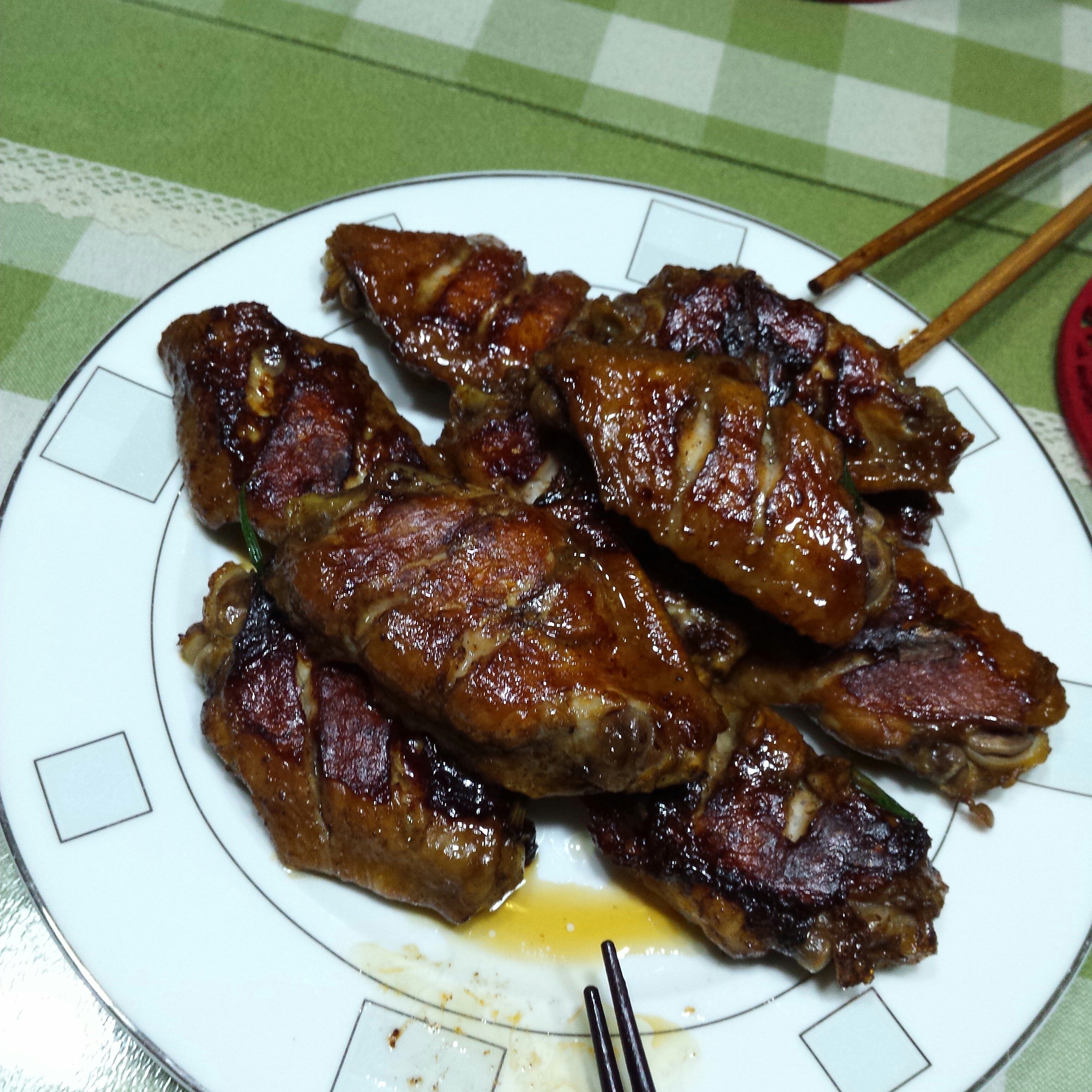 电饼铛香煎鸡翅