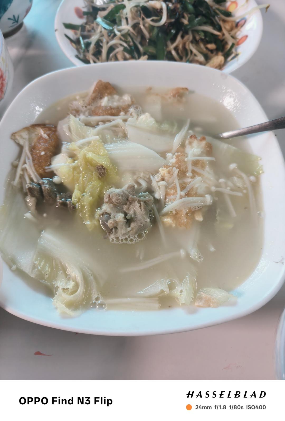 白菜三鲜汤