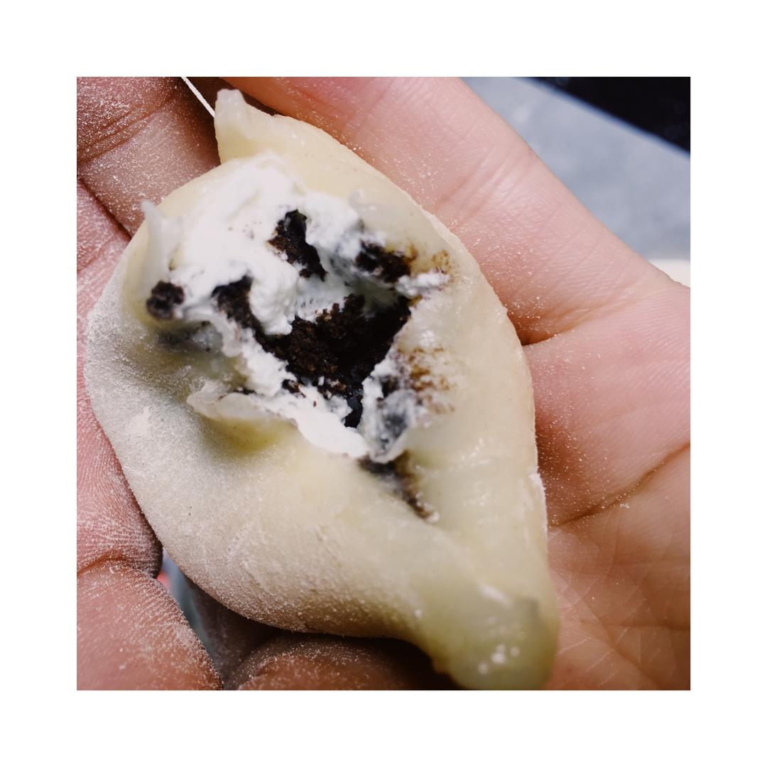 腹黑白胖子——奥利奥雪媚娘