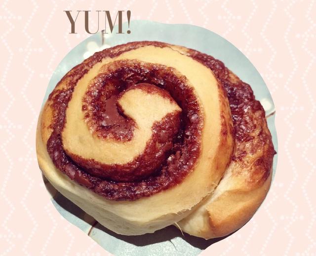 巧克力榛子酱面包卷的做法