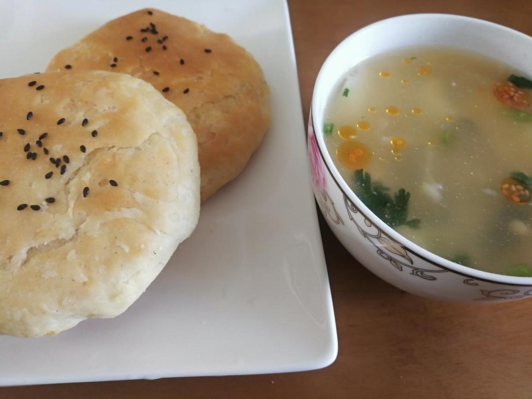 🥞东北油盐发面烧饼  ᕦ(ò_óˇ)ᕤ