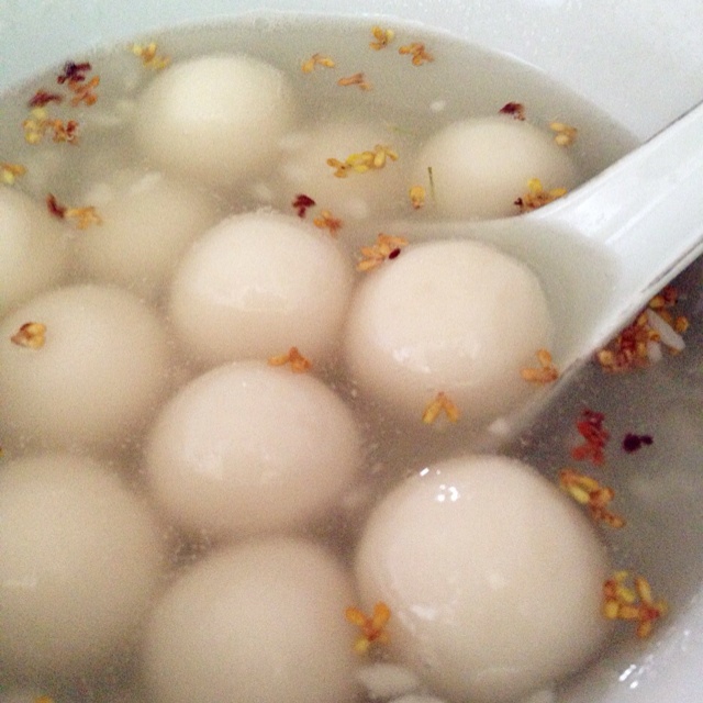 桂花米酒小汤圆