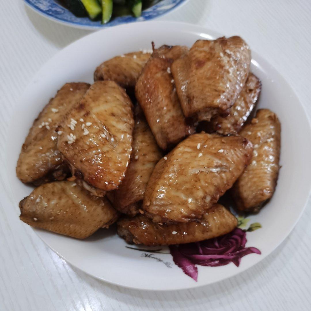 无油蒜香蜂蜜烤鸡翅