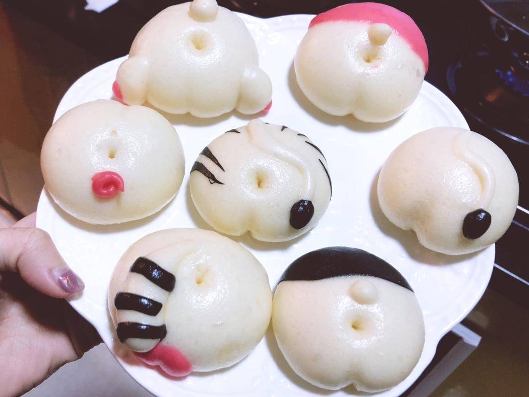 【卡通馒头&卡通包】猜猜是谁的屁屁馒头，pp卡通包