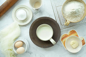 凯伍德厨师机食谱- 牛奶面包卷的做法 步骤1