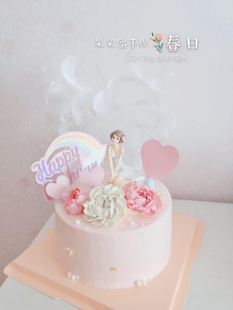 韩式裱花豆沙霜
