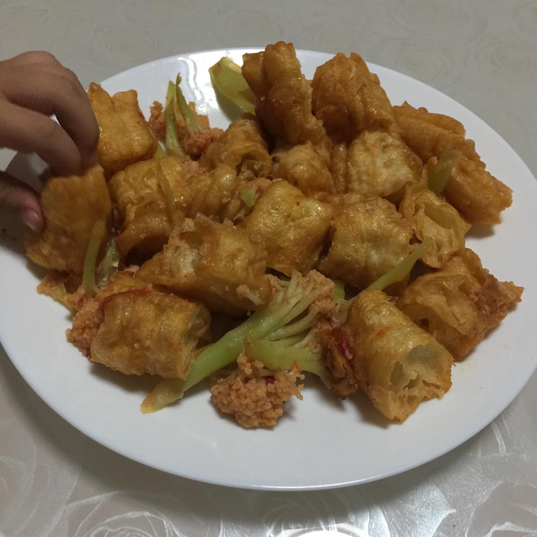 西红柿鸡蛋烩油条