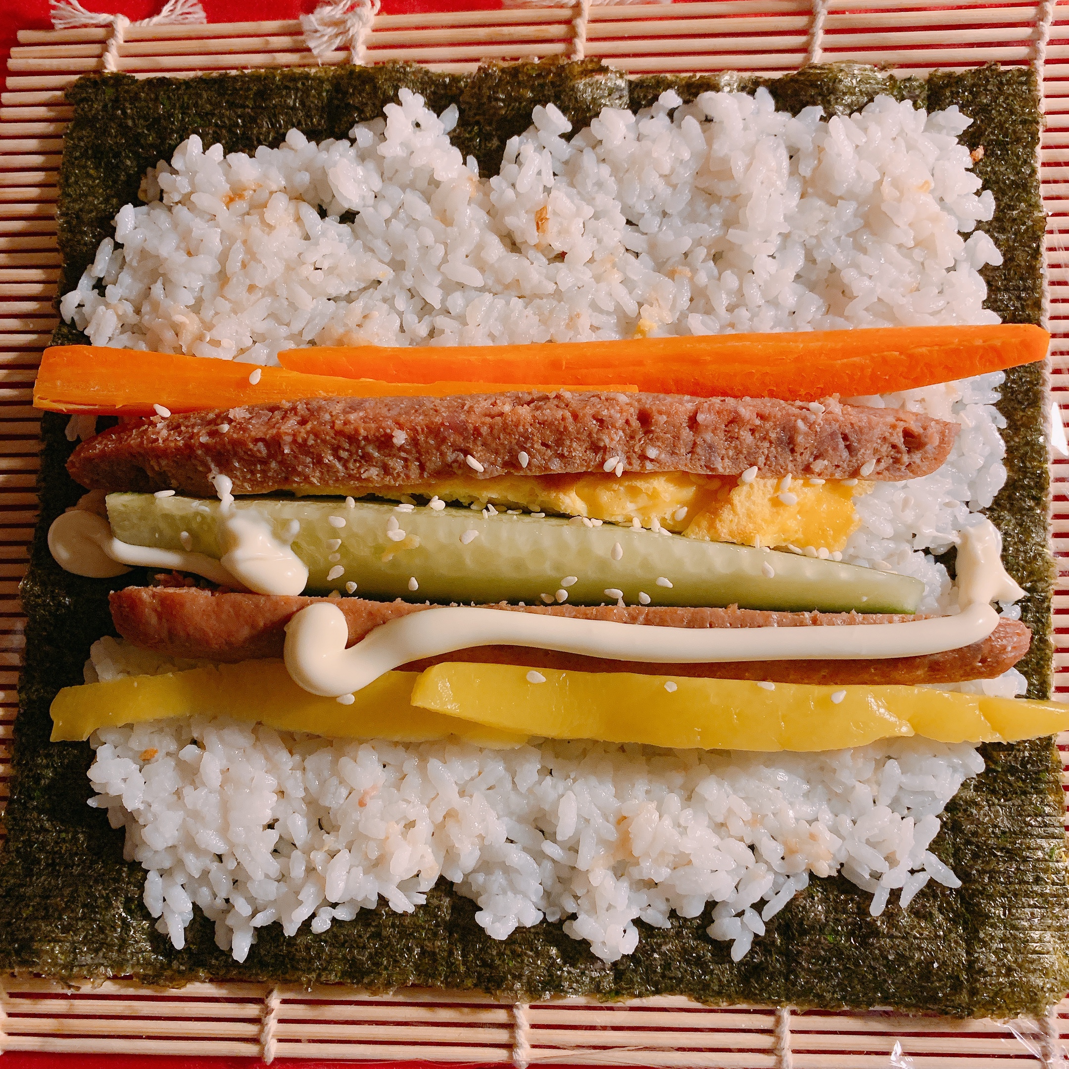寿司🍣加肉加菜加蛋