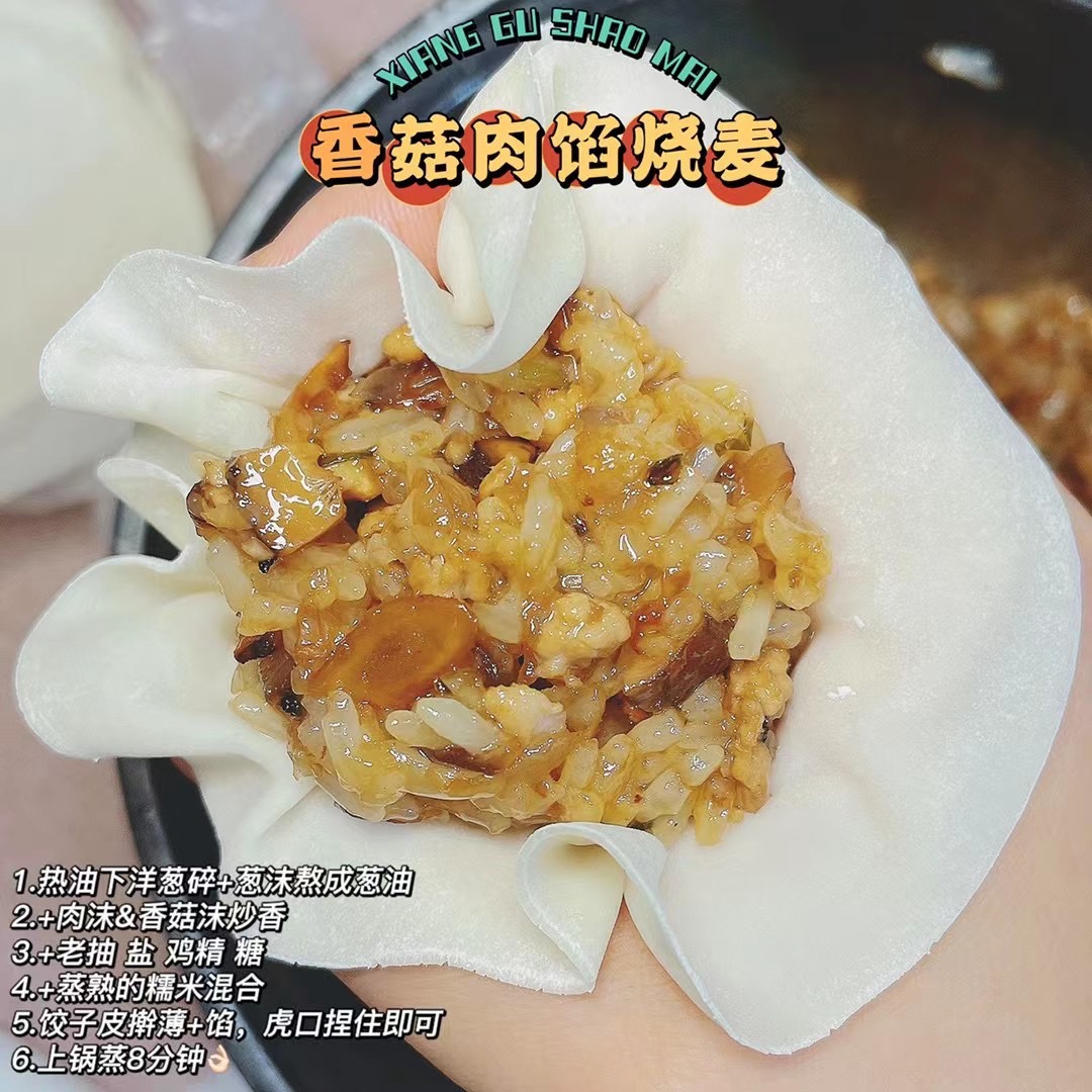 饺子皮版烧麦Plus的做法