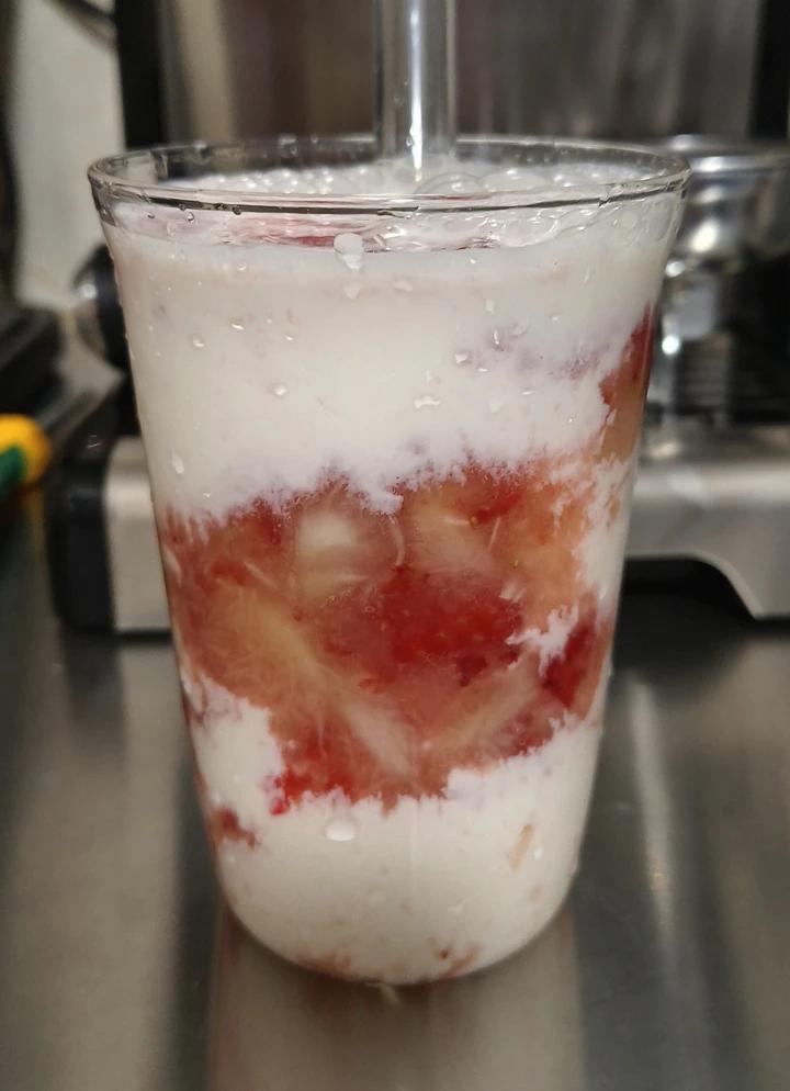 🍓零失败，超好喝～草莓牛奶🐮