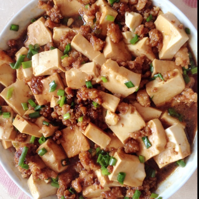 肉末蒸豆腐