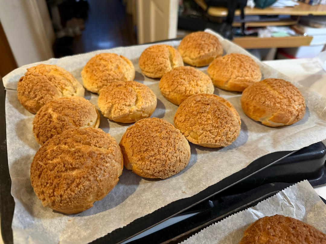 十分美味的酥皮泡芙