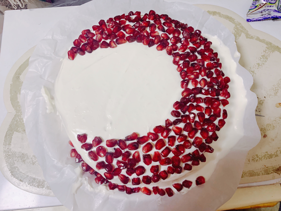 超美丽红丝绒石榴蛋糕