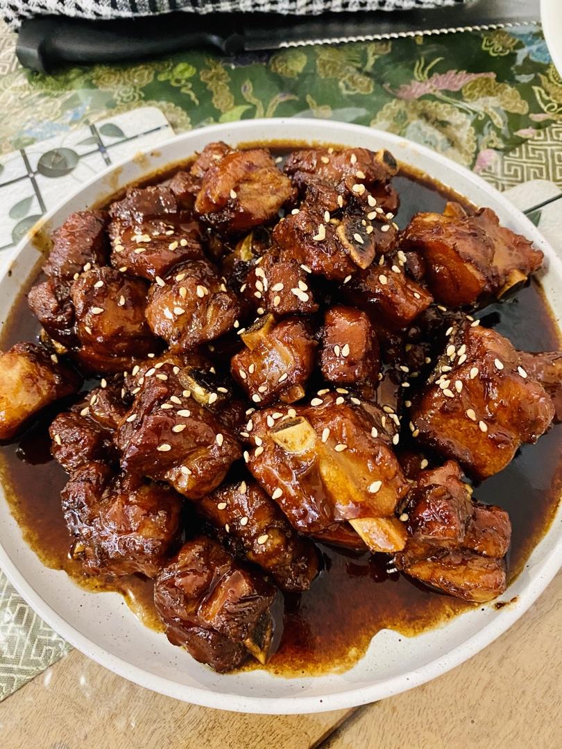 糖醋排骨/糖醋小排（不放油）（12345口诀做出正宗上海本帮）