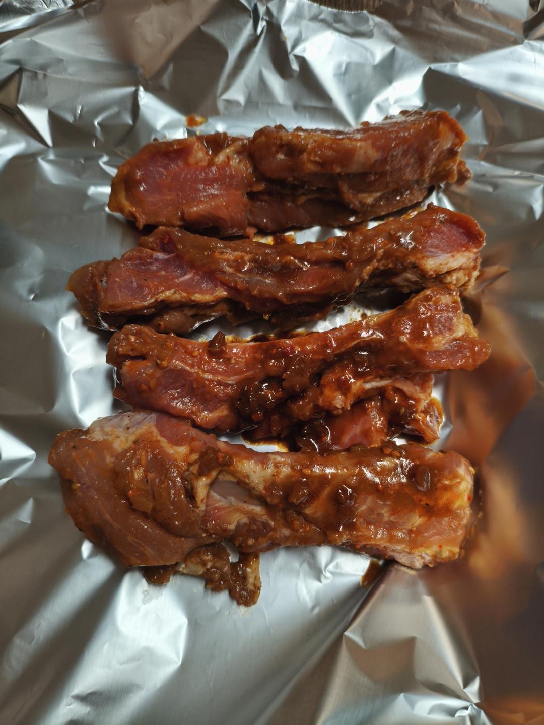 烤箱版美式BBQ的爆赞烤肋排