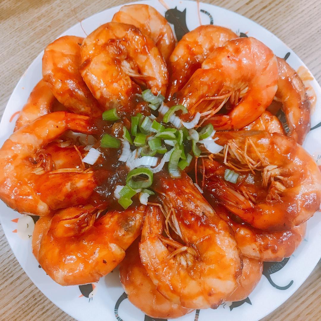 黄晓明茄汁大虾－中餐厅