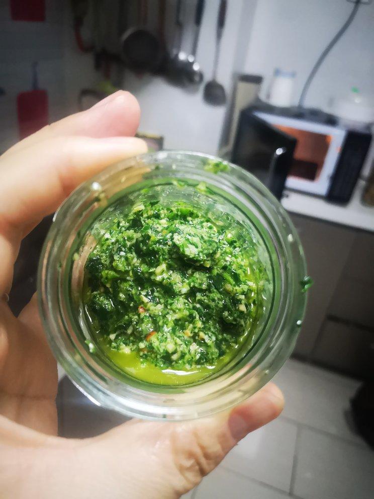 意大利面青酱--罗勒酱
