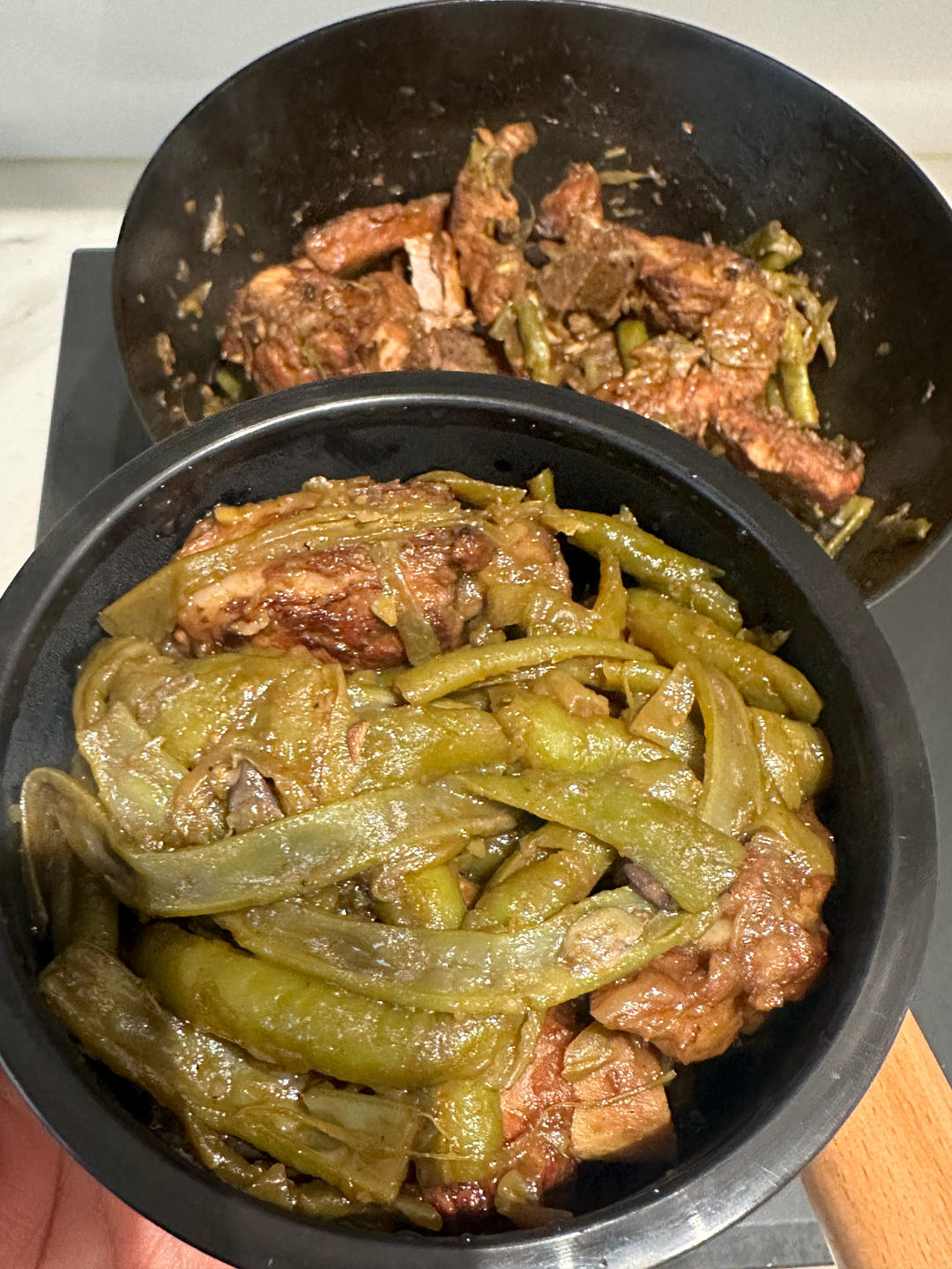 硬菜代表--排骨炖豆角土豆（豆角焖面胚子）