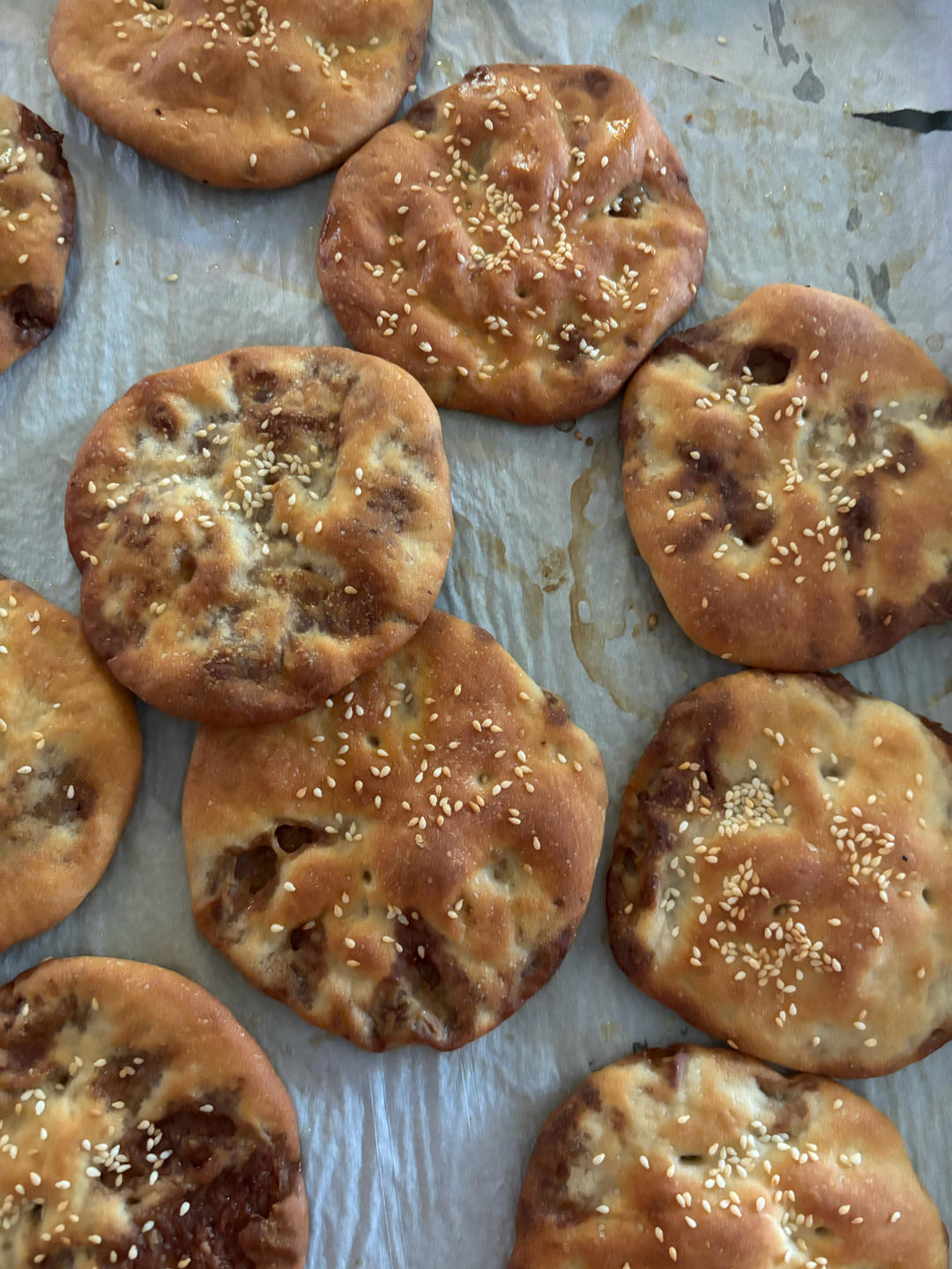 又香又脆的鲜肉光饼（烤箱版烧饼）