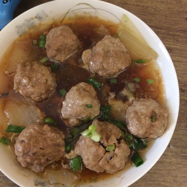 肉丸蒸冬瓜