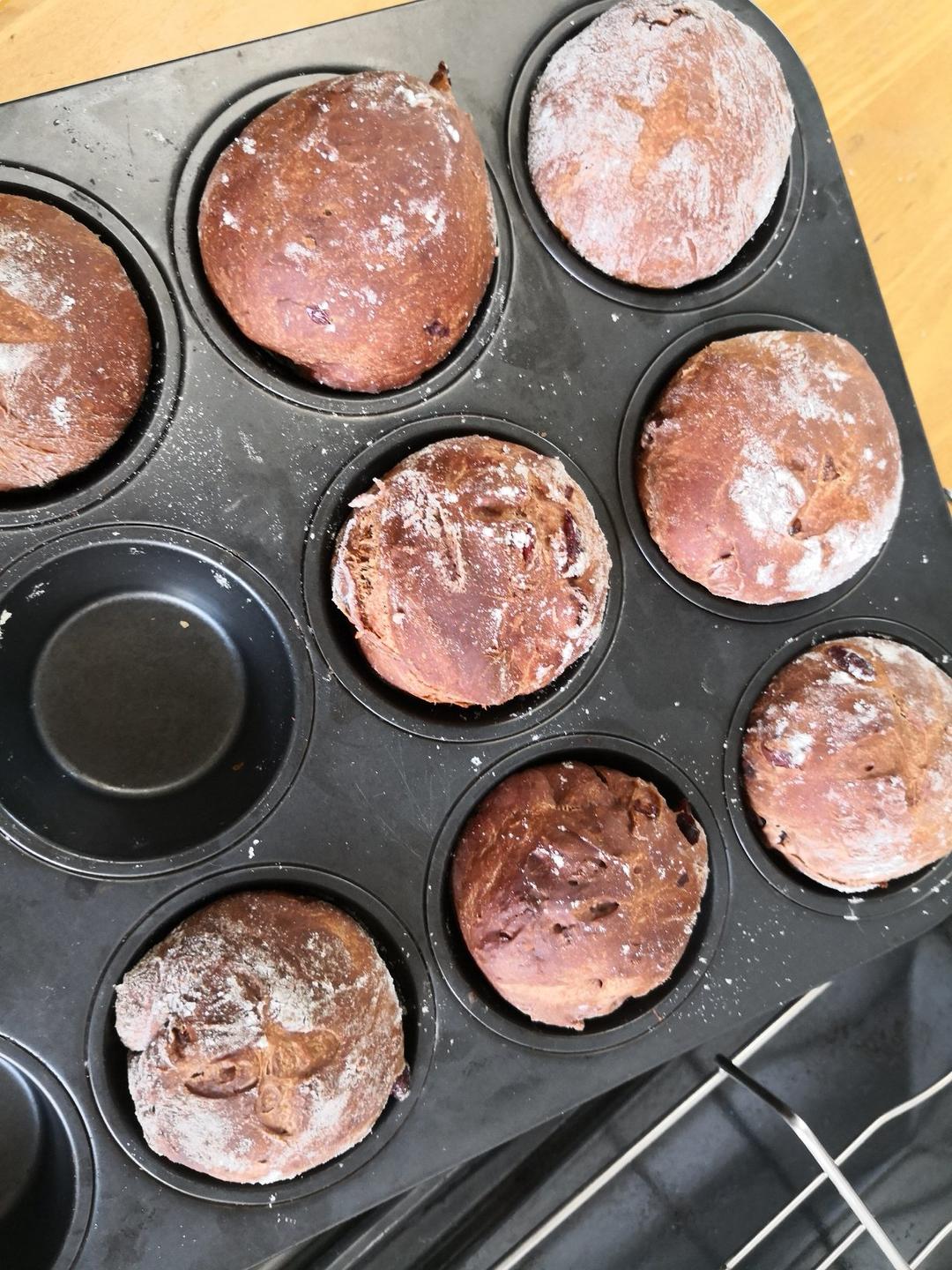 可可巧克力杯子面包