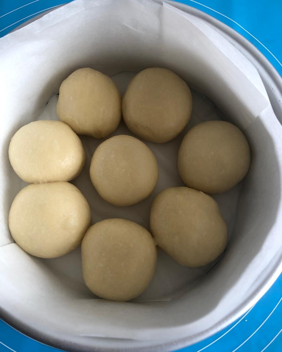 一次性发酵皇冠花环面包