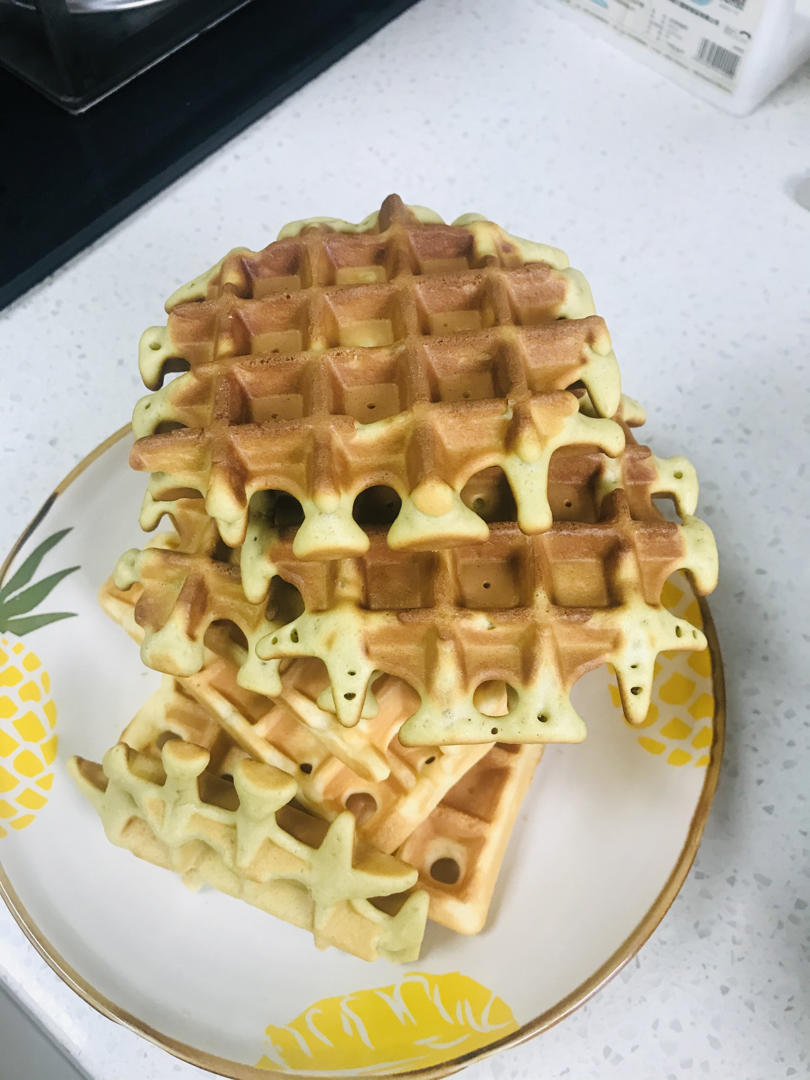 fennyzou做的华夫饼(小熊电饼铛版)