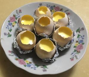 鸡蛋壳布丁的做法 步骤6