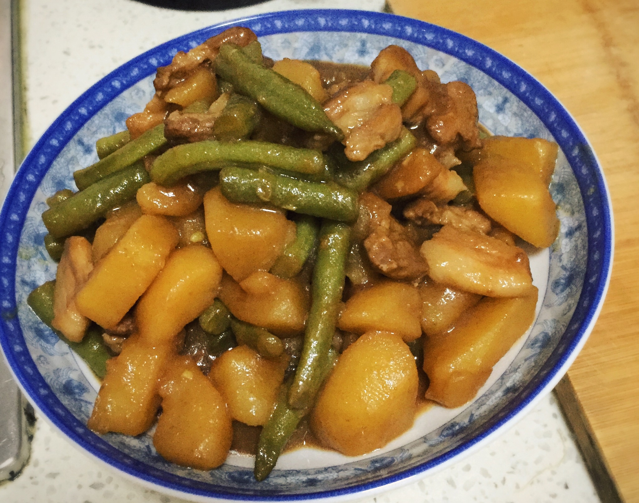 东北菜码—土豆炖豆角费饭神菜