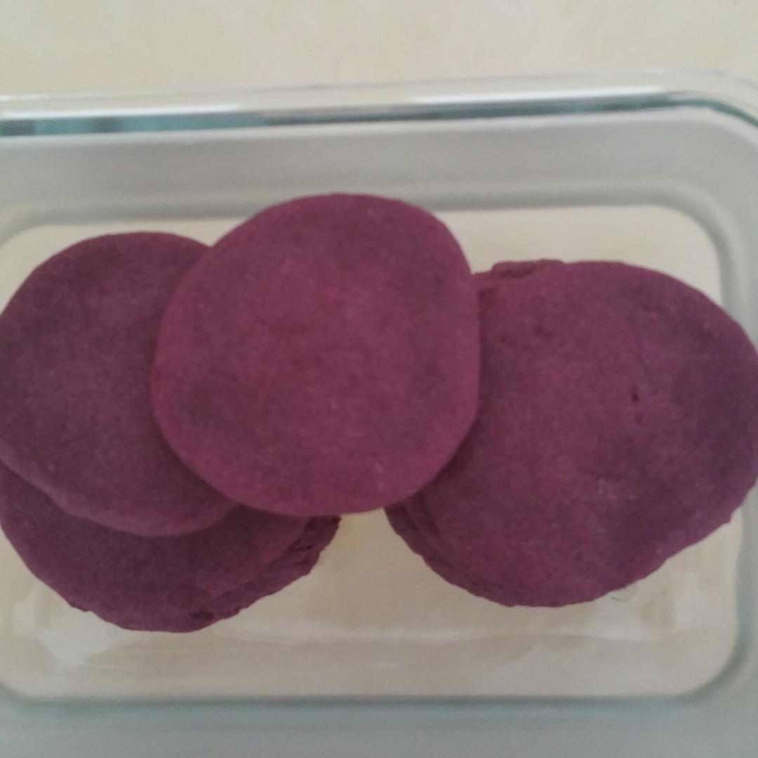 紫薯芝麻饼
