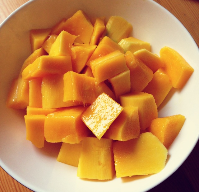 janet也是阿柒做的巧切芒果