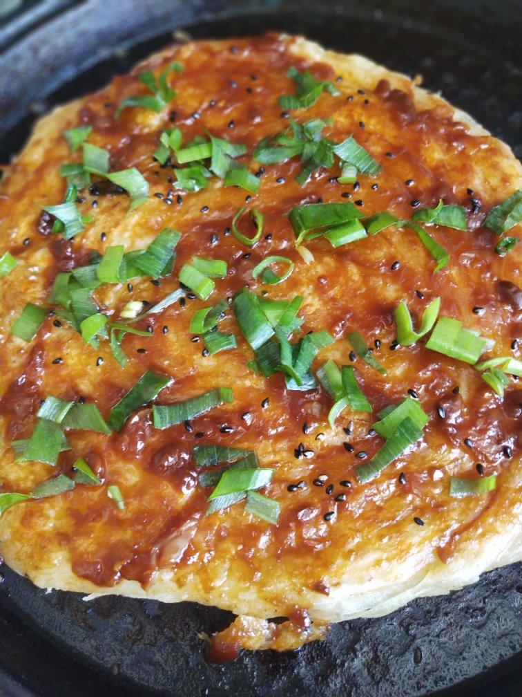 酥的掉渣的酱香饼，老公说都可以开店啦