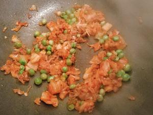泡菜炒饭的做法 步骤5