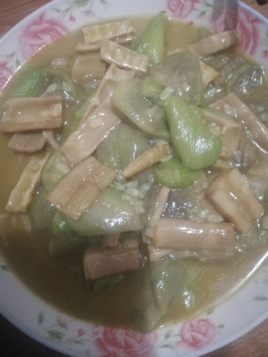 笋干丝瓜