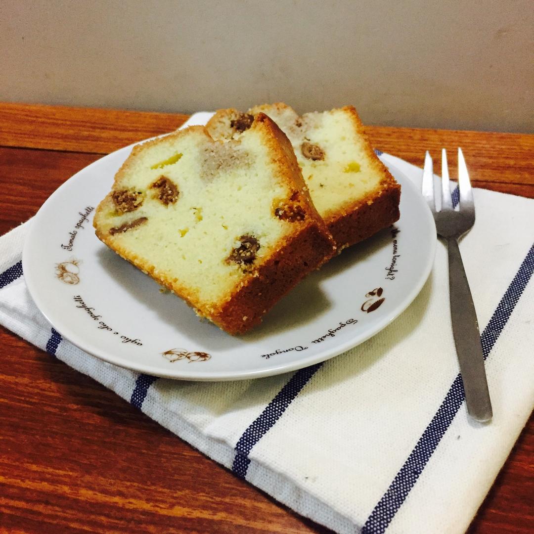 红酒无花果干磅蛋糕