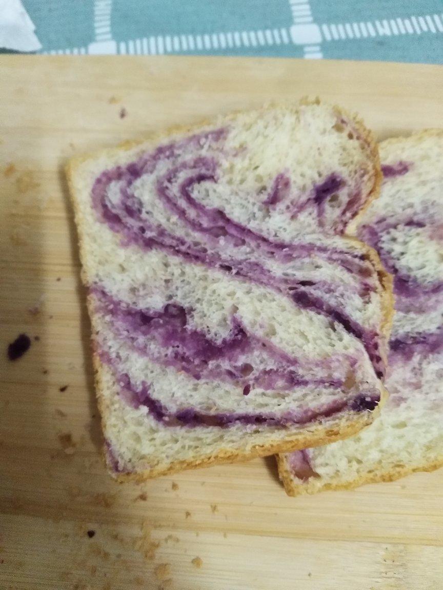 中种大理石纹紫薯吐司