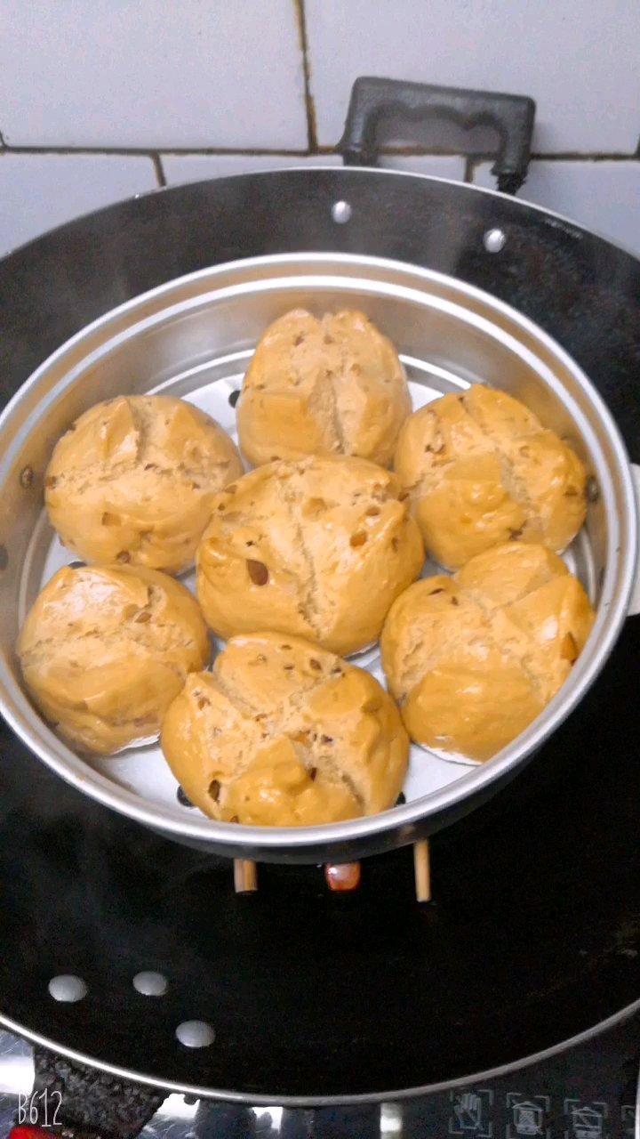 红糖燕麦开花馒头（一次性发酵）