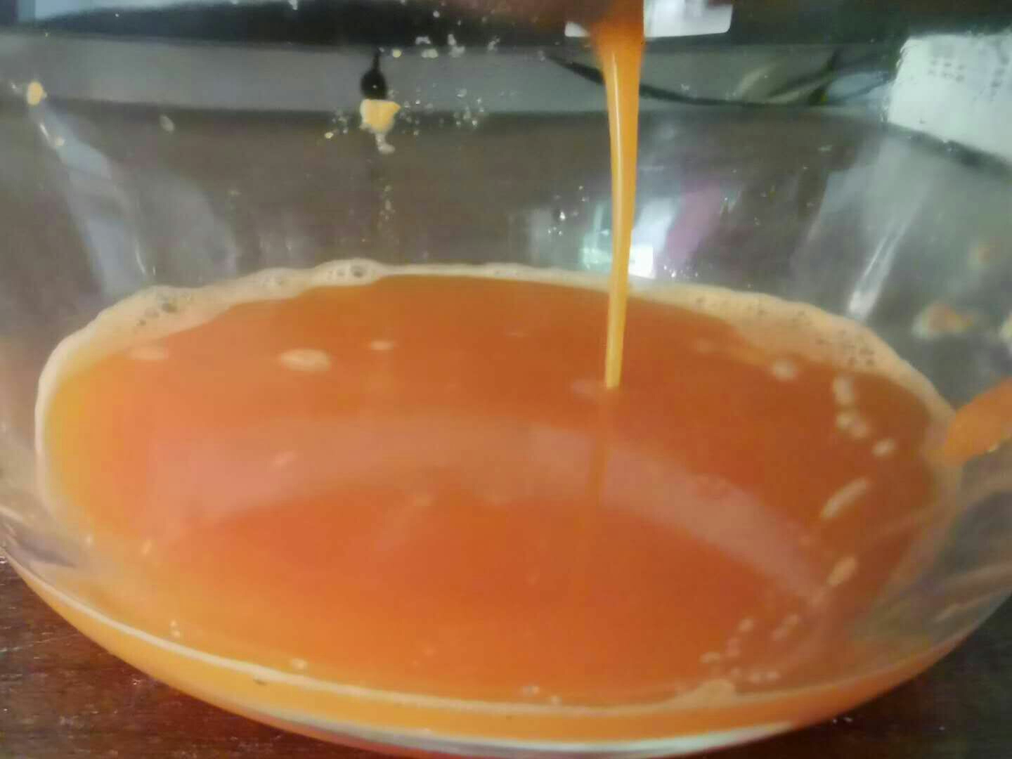 天然无添加的新鲜胡萝卜汁，过滤后口感更加细腻【豆浆机版】的做法 步骤10