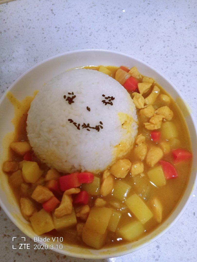 咖喱鸡肉饭（新手也能一次成功）