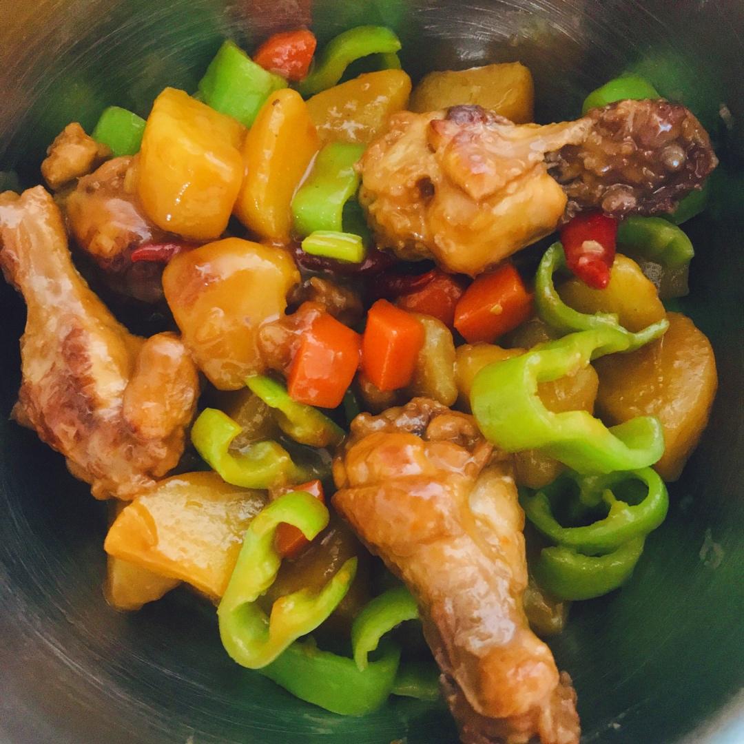 土豆炖翅根