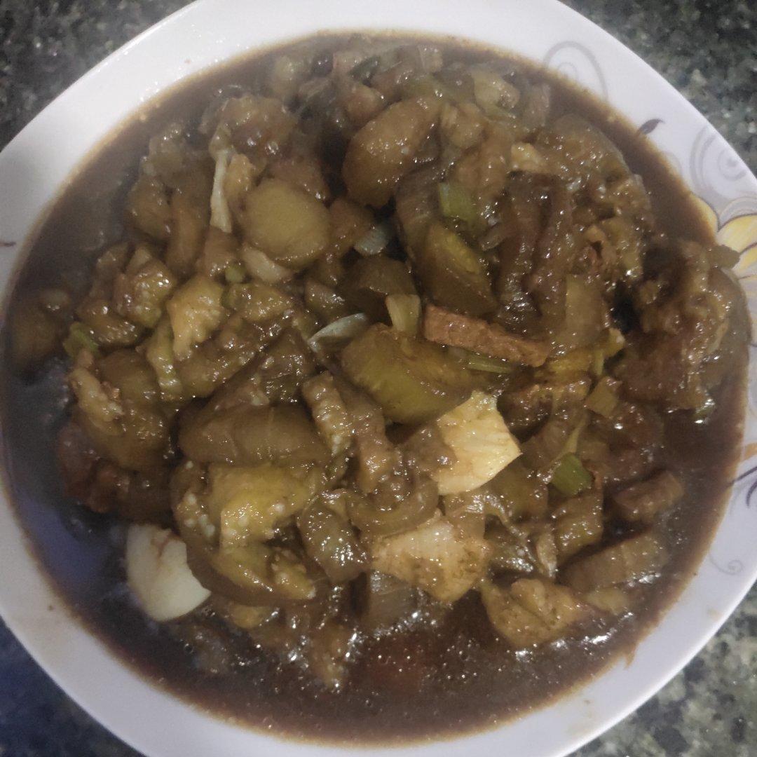 能吃三碗饭的炒茄子