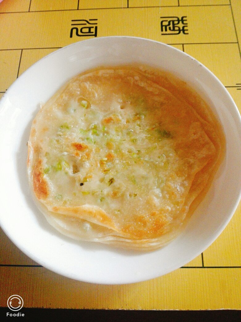 饺子皮葱油饼