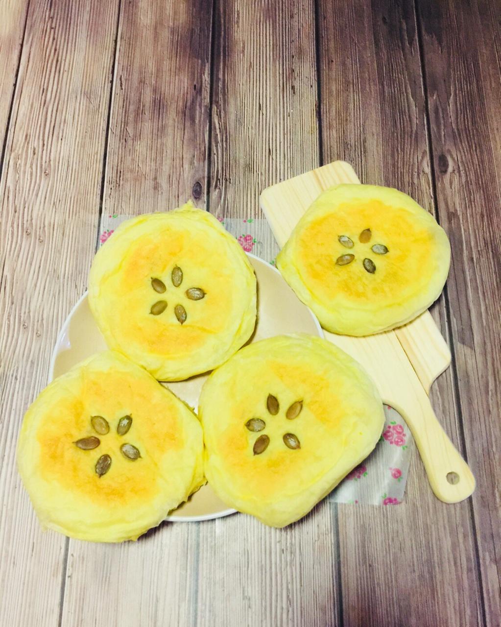 南瓜红豆包