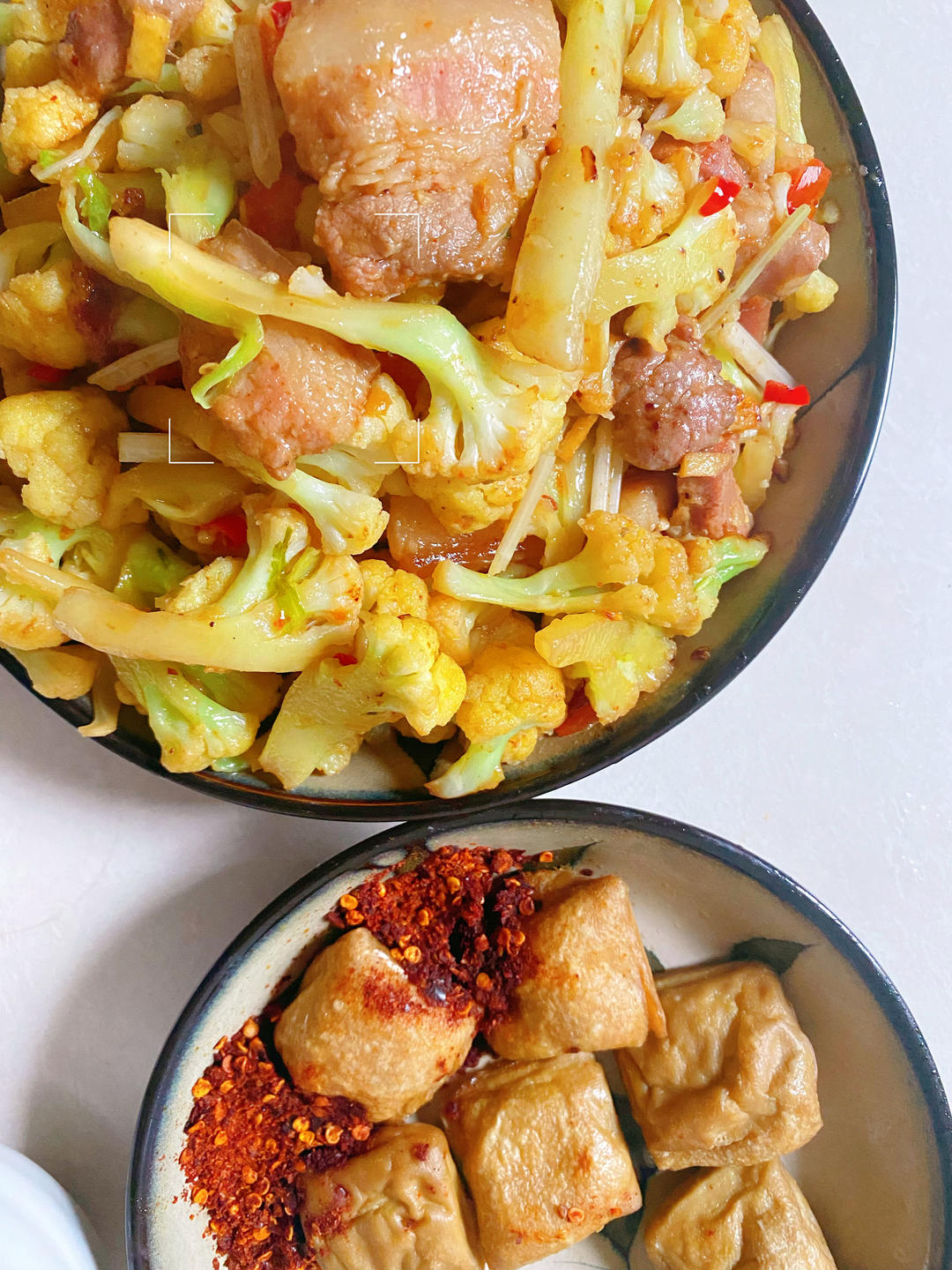 和饭店一个味道的干锅花菜