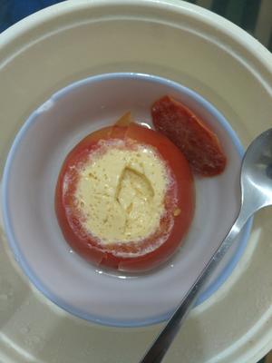 西红柿蒸鸡蛋的做法 步骤2