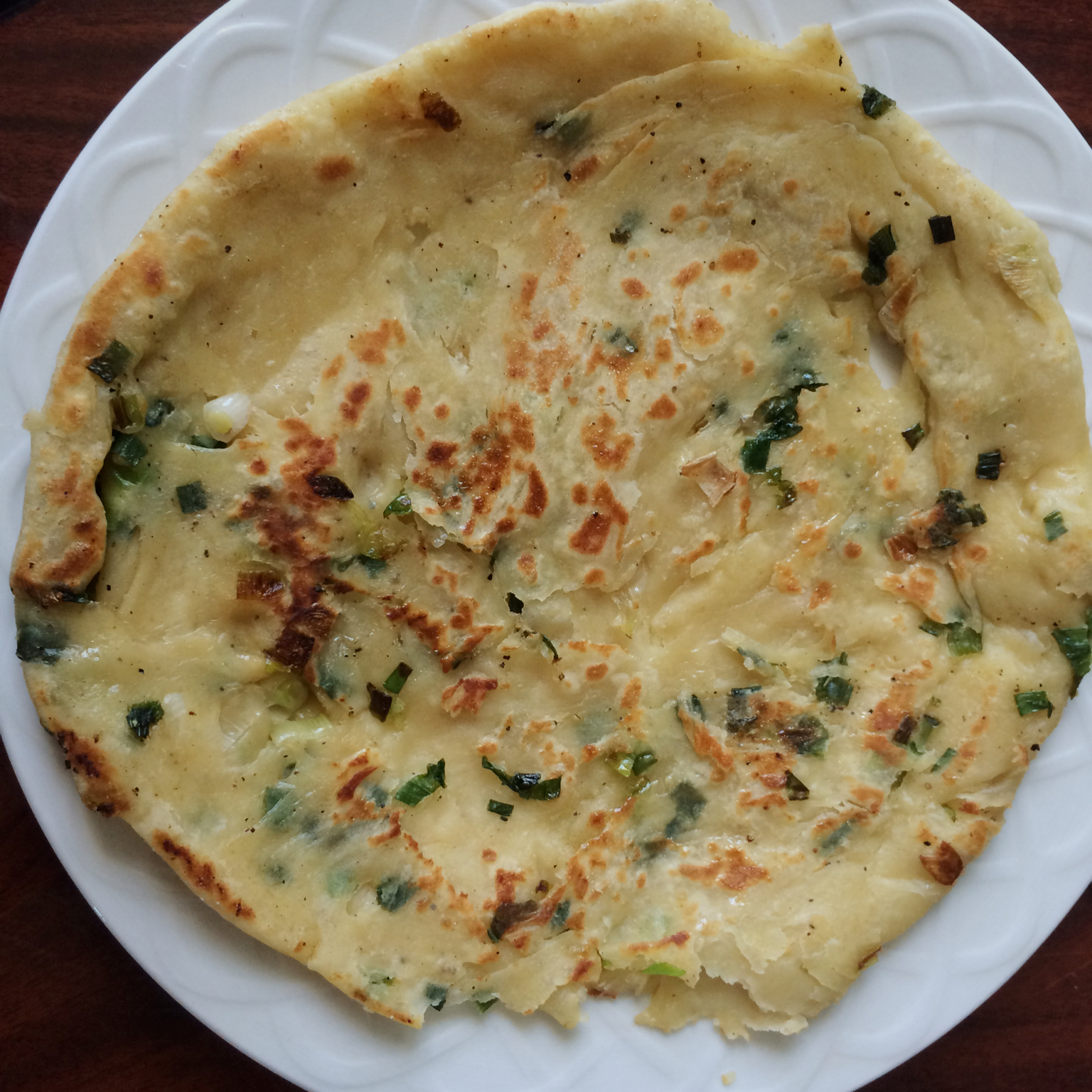 自制葱油饼