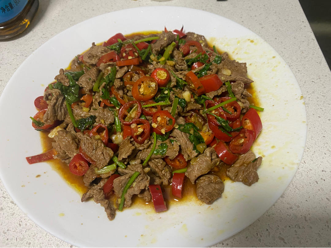 小炒黄牛肉，肉嫩味香！太好吃了简直是米饭杀手！