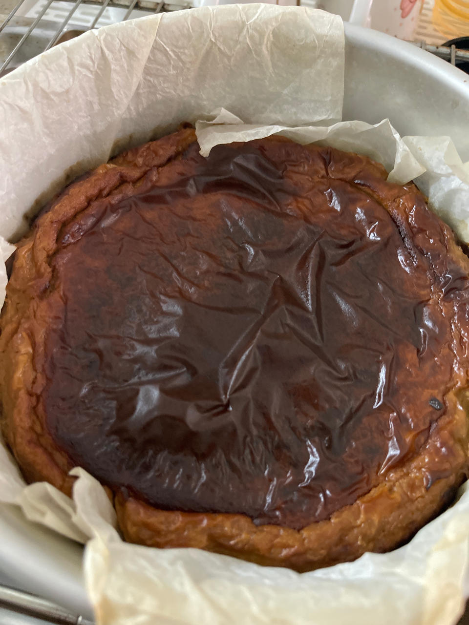 生酮低碳-巴斯克蛋糕，柔滑细腻，按配方绝对流心