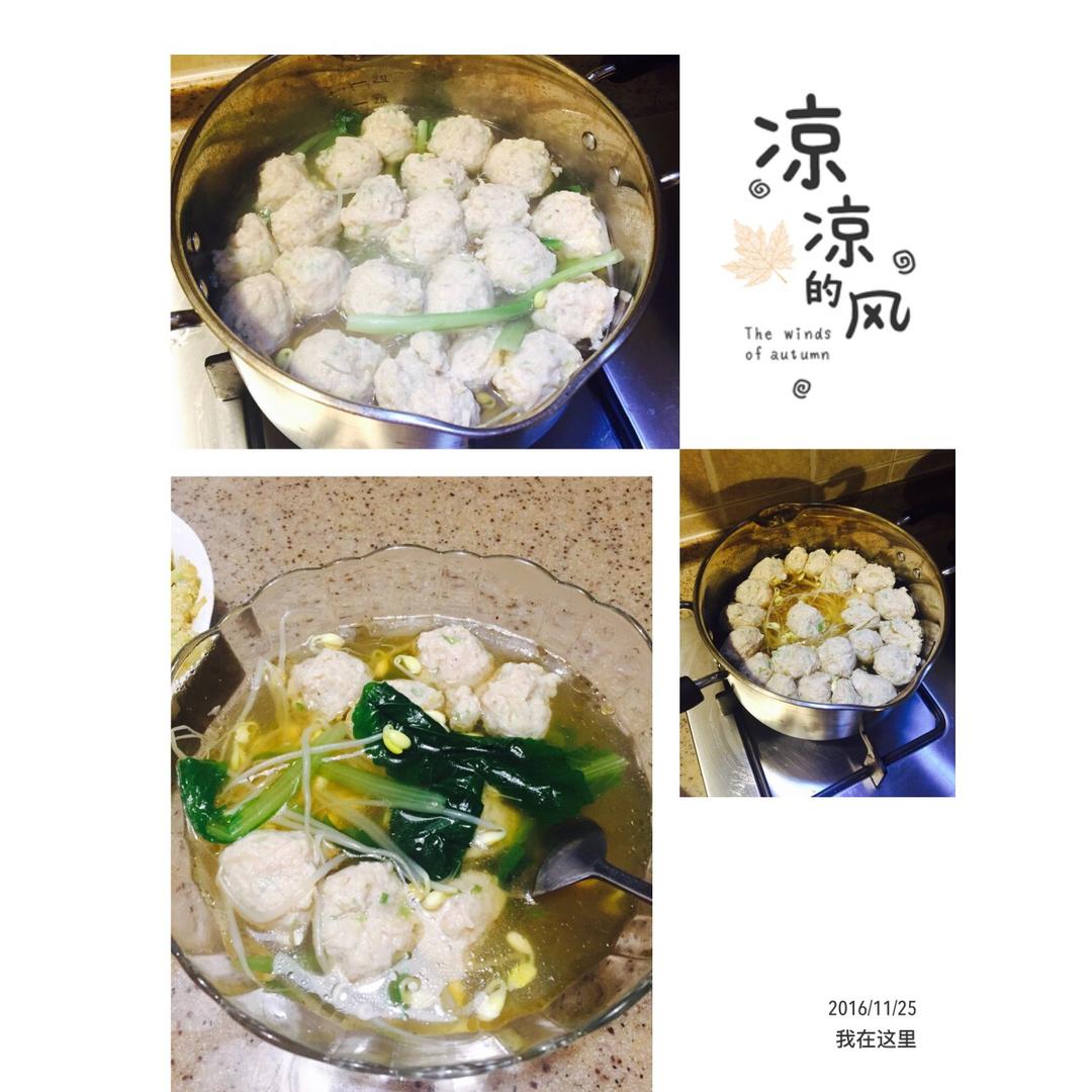手工肉丸汤
