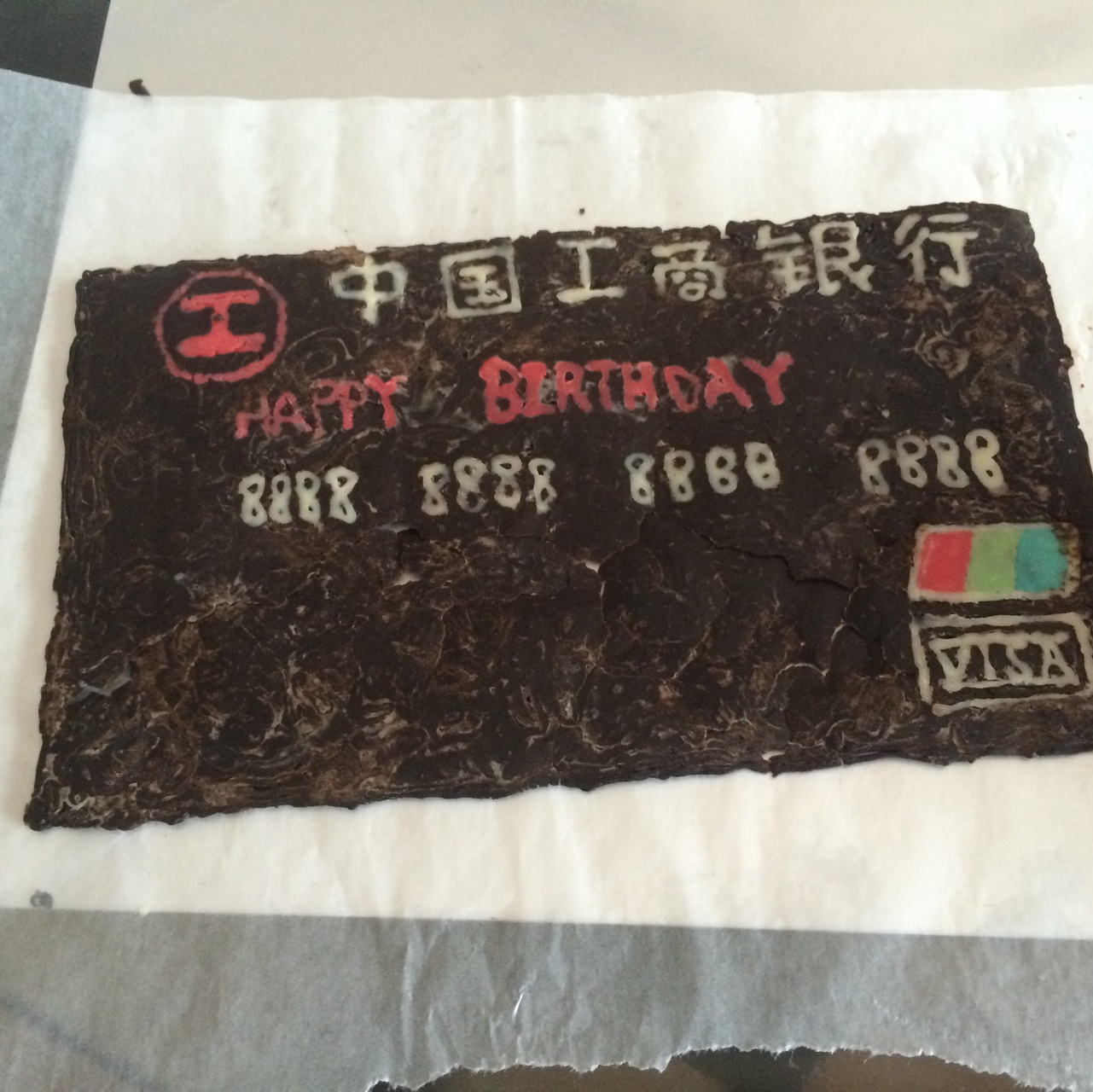 恭喜发财生日蛋糕